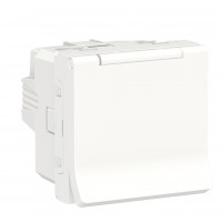 Розетка Schneider Electric NU303718TA (гвинтовий затискач) 16А (біла)