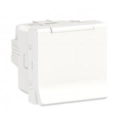 Розетка Schneider Electric NU303718TA (гвинтовий затискач) 16А (біла)