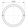 Светильник НПП 2602 60Вт IP54, IEK