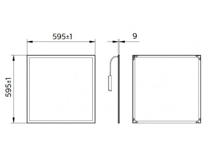 Світлодіодна панель Philips 911401714962 Signify 34Вт RC091V 600х600мм 6500К 230В IP20