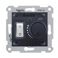 Термостат для теплої підлоги Schneider Electric SDN6000370 графіт