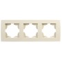 Трипостова рамка ABB Cosmo 612-010300-227 (бежева)