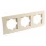 Трипостова рамка ABB Cosmo 612-010300-227 (бежева)