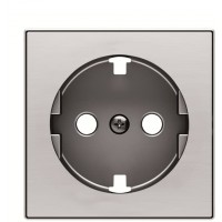 Центральна плата розетки ABB Sky 2CLA858890A1401 8588.9 AI із заземленням (сталь)