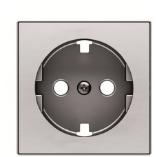 Центральна плата розетки ABB Sky 2CLA858890A1401 8588.9 AI із заземленням (сталь)