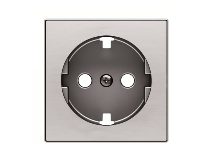 Центральна плата розетки ABB Sky 2CLA858890A1401 8588.9 AI із заземленням (сталь)