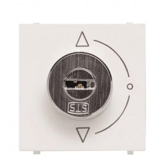 Вимикач ABB Zenit 2CLA225300N1101 N2253 BL з ключем з фіксацією на 2 положення (білий)