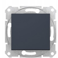 Вимикач кнопковий Schneider Electric Sedna SDN0700170 (графіт)
