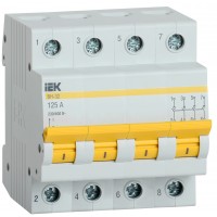 Вимикач навантаження IEK ВН-32 MNV10-4-125 4Р 125А