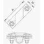 З'єднувач OBO Bettermann (5001617) Rd8-10 до заземлення шпильки OMEX D=20мм VA з нержавіючої сталі