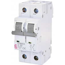 Автоматичний вимикач ETI 002142519 ETIMAT 6 1p+N C 32А (6 kA)