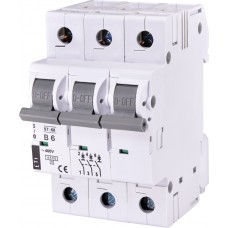 Автоматичний вимикач ETI 002175312 ST-68 3p B 6А (4.5 kA)