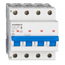 Автоматичний вимикач Schrack AM617840 6кА 40А 3P+N C