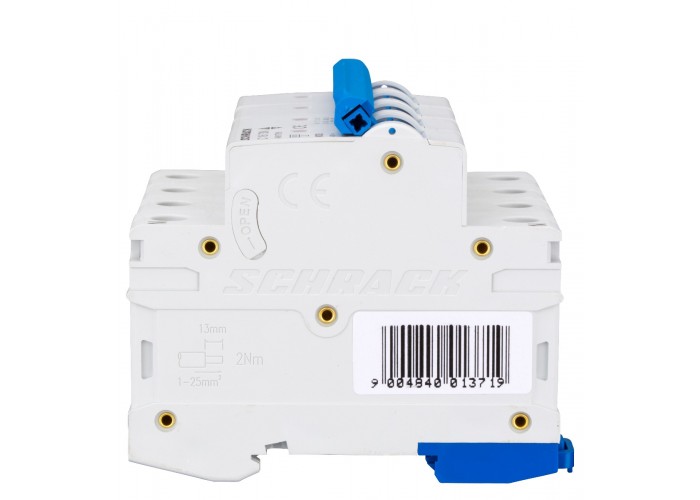 Автоматичний вимикач Schrack AM617840 6кА 40А 3P+N C