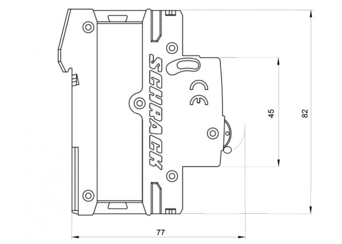 Автоматичний вимикач Schrack AM617840 6кА 40А 3P+N C