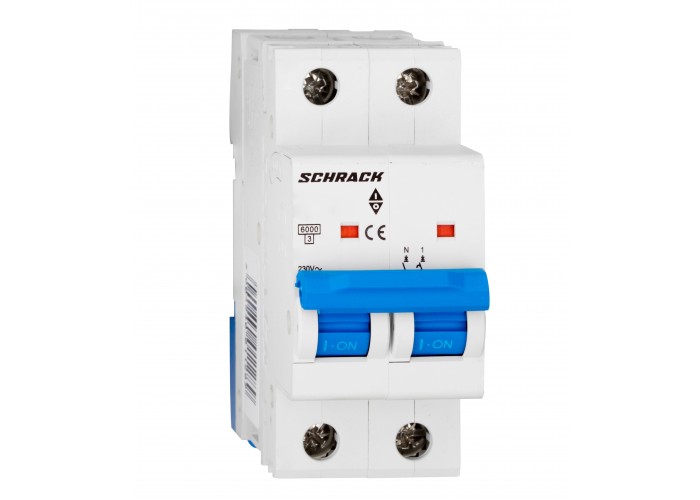 Автоматичний вимикач Schrack BM015204ME DC 10кА 4А 2P C ME