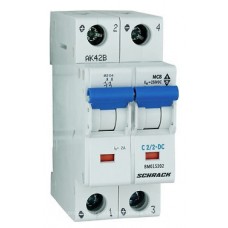 Автоматичний вимикач Schrack Technik BM015202ME 500В DC 2А