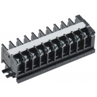 Блок затискачів IEK YZN43-10-002-K02 БЗН TK-020 2.5мм² 20А 10 пар на DIN-рейку