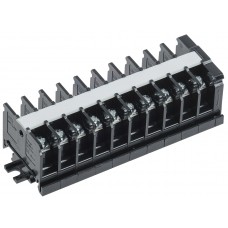 Блок затискачів IEK YZN43-10-002-K02 БЗН TK-020 2.5мм² 20А 10 пар на DIN-рейку