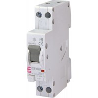 Диференціальний автомат ETI 002175726 KZS-1M SUP C 25/0.03 тип A (6kA) з верхнім підключенням
