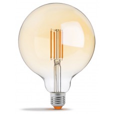 Димерна філаментна лампа Videx Filament G125FAD E27 7Вт 2200K (VL-G125FAD-07272) бронза