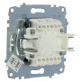 Двоклавішний прохідний вимикач ABB Cosmo 619-011000-211 (алюміній)