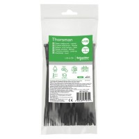 Хомут Schneider Electric IMT46255 150x3, 6мм чорний (100шт)