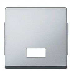 Клавіша Schneider Electric Aquadesign MTN343860 із прямокутним віконцем для символів, «під алюміній»
