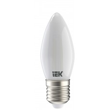 Матова LED лампа IEK LLF-C35-7-230-30-E27-FR C35 (свічка) 7Вт 230В 3000К E27 серія 360°