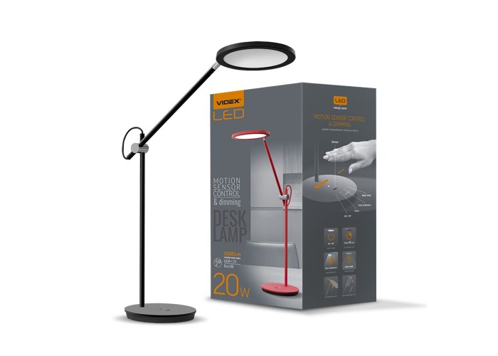 Настільний LED світильник Videx 20Вт 4100K (VL-TF15B)