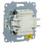 Одноклавішний прохідний вимикач ABB Cosmo 619-010200-209 (білий)