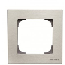 Одномісна рамка ABB Sky 2CLA857100A1401 8571 AI (сталь)