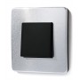 Однопостовая рамка Schneider Electric NU280256 (хром/антрацит)