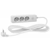 Подовжувач Schneider Electric ST9435W на 3 місця (5м) білий