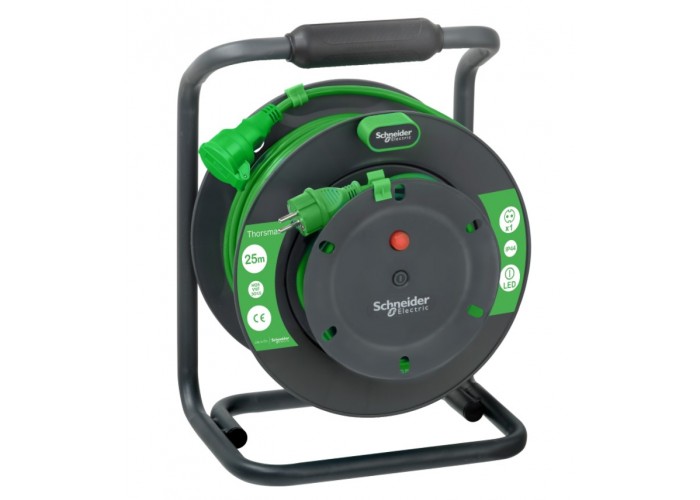 Подовжувач на котушці Schneider Electric IMT33151 Thorsman на 1 місце 25м 3х1, 5мм² IP44