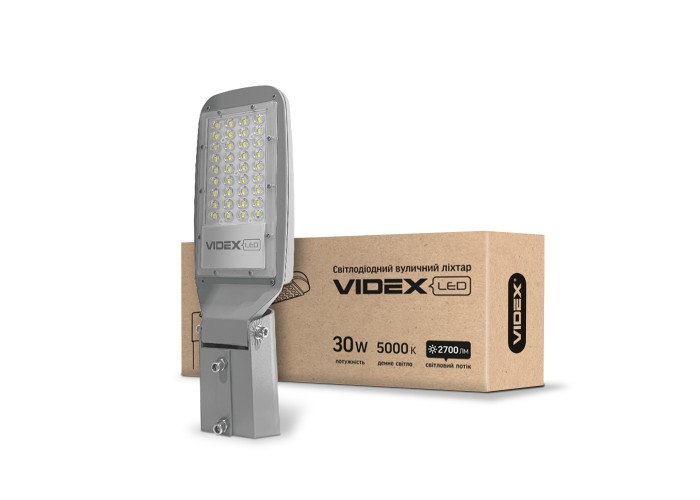 Поворотний консольний світильник LED світильник Videx 30Вт 5000K (VL-SLe13-305G)