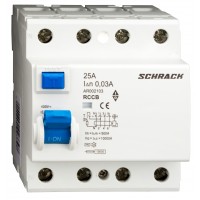 ПЗВ Schrack AR002103 10кА 25А 30мА 4P тип AC