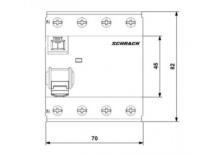 ПЗВ Schrack AR002103 10кА 25А 30мА 4P тип AC