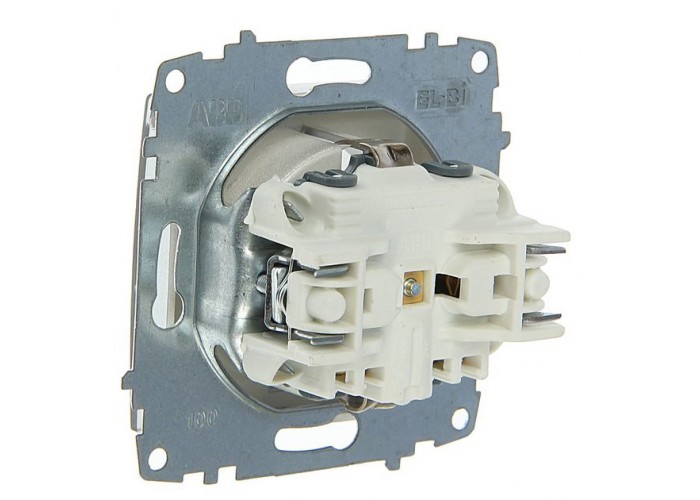 Розетка ABB Cosmo 619-011000-218 із кришкою (алюміній)