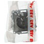 Розетка ABB Cosmo 619-011000-218 із кришкою (алюміній)