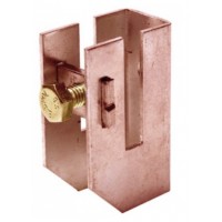 Скоба-тримач смуги DKC ND2312CU 40х4мм М8х20 із міді (з болтом)