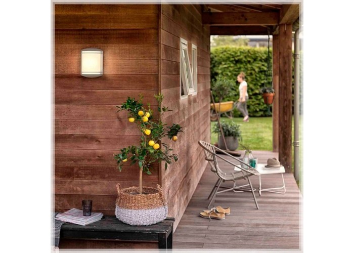 Світильник на фасад будівлі Philips 915002238701 myGarden 1465 E27 1x60Вт White (без лампи)