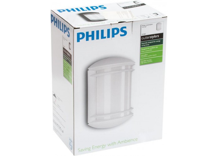 Світильник на фасад будівлі Philips 915002238701 myGarden 1465 E27 1x60Вт White (без лампи)