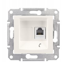 Телефонна розетка Schneider Electric Sedna SDN4101123 (слонова кістка)