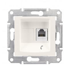 Телефонна розетка Schneider Electric Sedna SDN4101123 (слонова кістка)