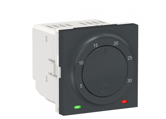 Термостат Schneider Electric NU350354 для теплої підлоги 10А (антрацит)