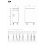 Трехфазный стабилизатор напряжения IEK INDUSTRIAL (IVS10-3-120-12) 120кВА