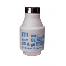 Запобіжник ETI 004323002 DIIIUQ50A/500V gR (50 kA)