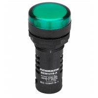Зелений LED індикатор Schrack BZ501218B 230В AC