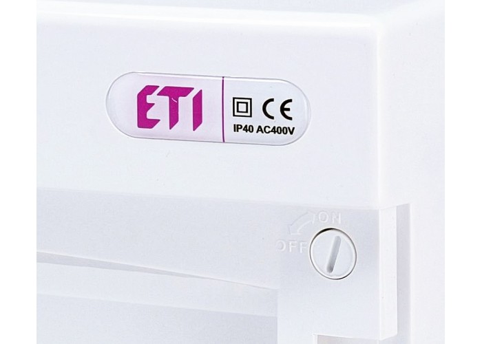 Зовнішній модульний щит ETI 001101006 ECT 12PO 12 М з білими дверцятами